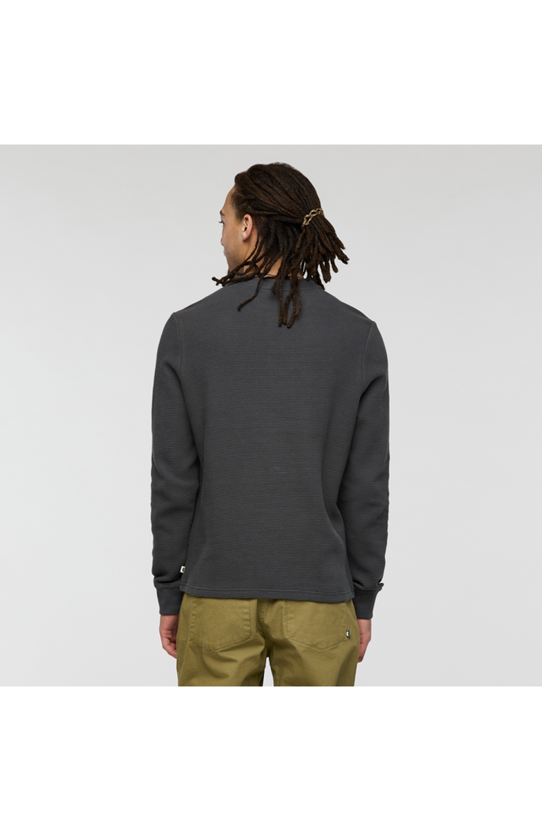 Cotopaxi Atajo Long-Sleeve Waffle Henley - Men's, Alternate, color, Charcoal