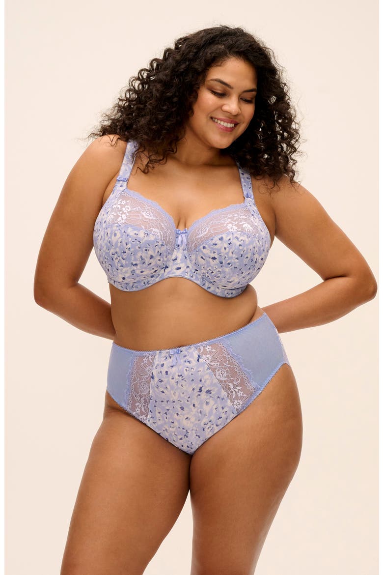 Morgan Full Figure Underwire Bra, Alternate, color, BLUE LEOPARD