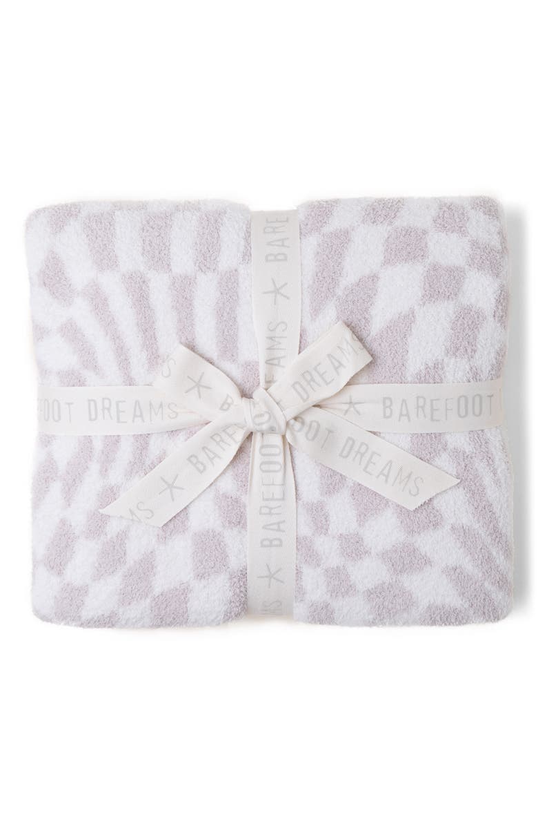 Barefoot Dreams<sup>®</sup> CozyChic<sup>™</sup> Checkered Throw Blanket, Alternate, color, Cream-Stone