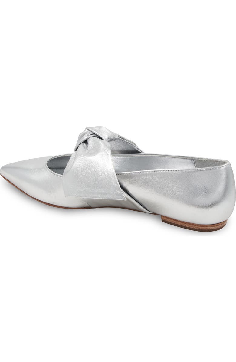 BCBGMAXAZRIA Prely Pointed Toe Flat, Alternate, color, Silver