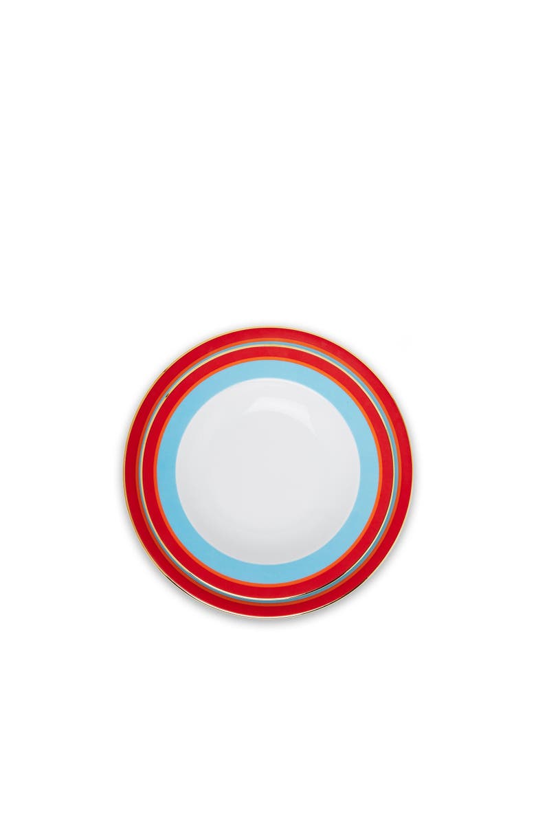 La DoubleJ Soup Plates Set Of 2, Alternate, color, Rainbow Azzurro Light Blue