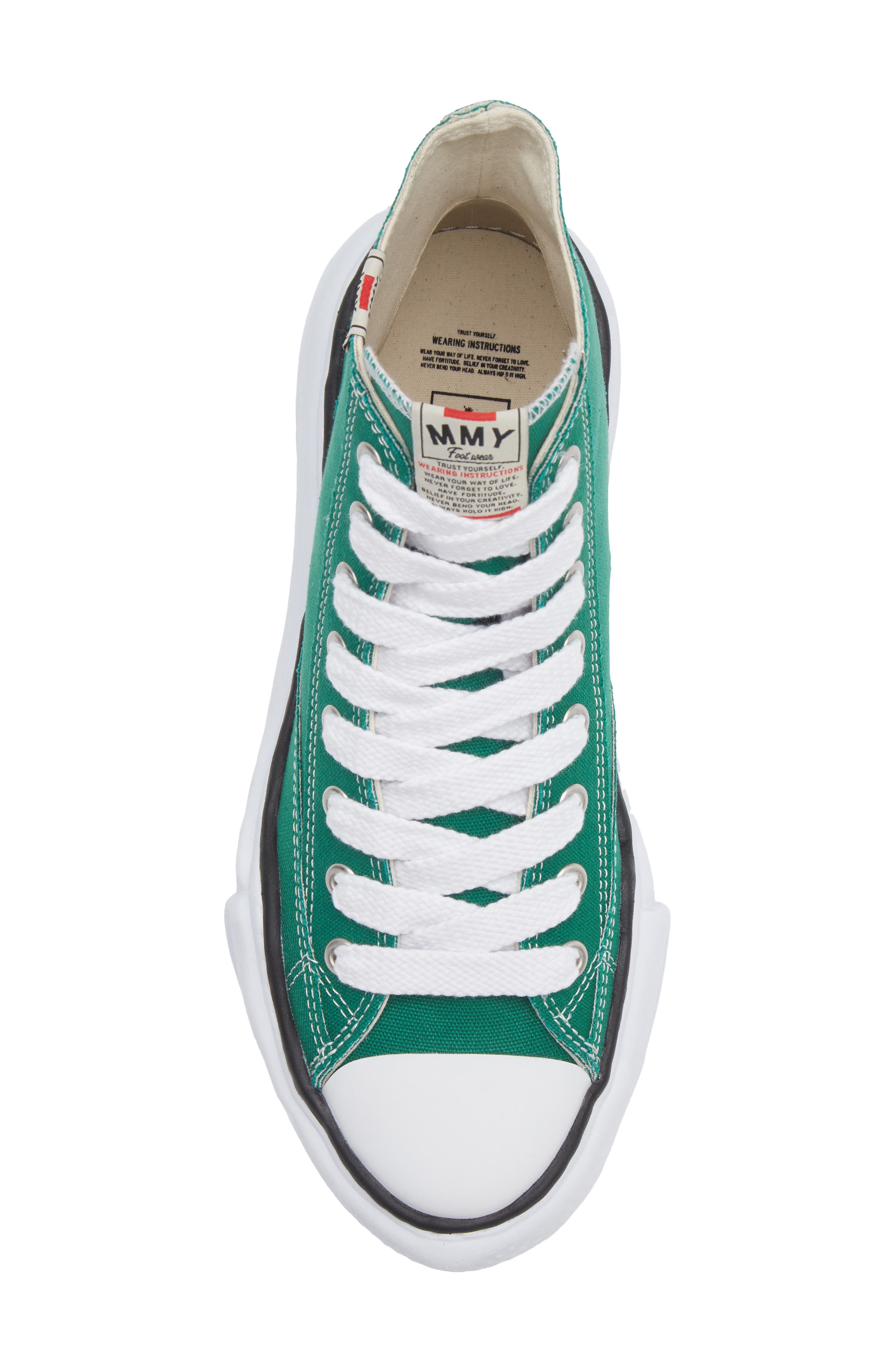 Peterson High Top Sneaker, Alternate, color, GREEN