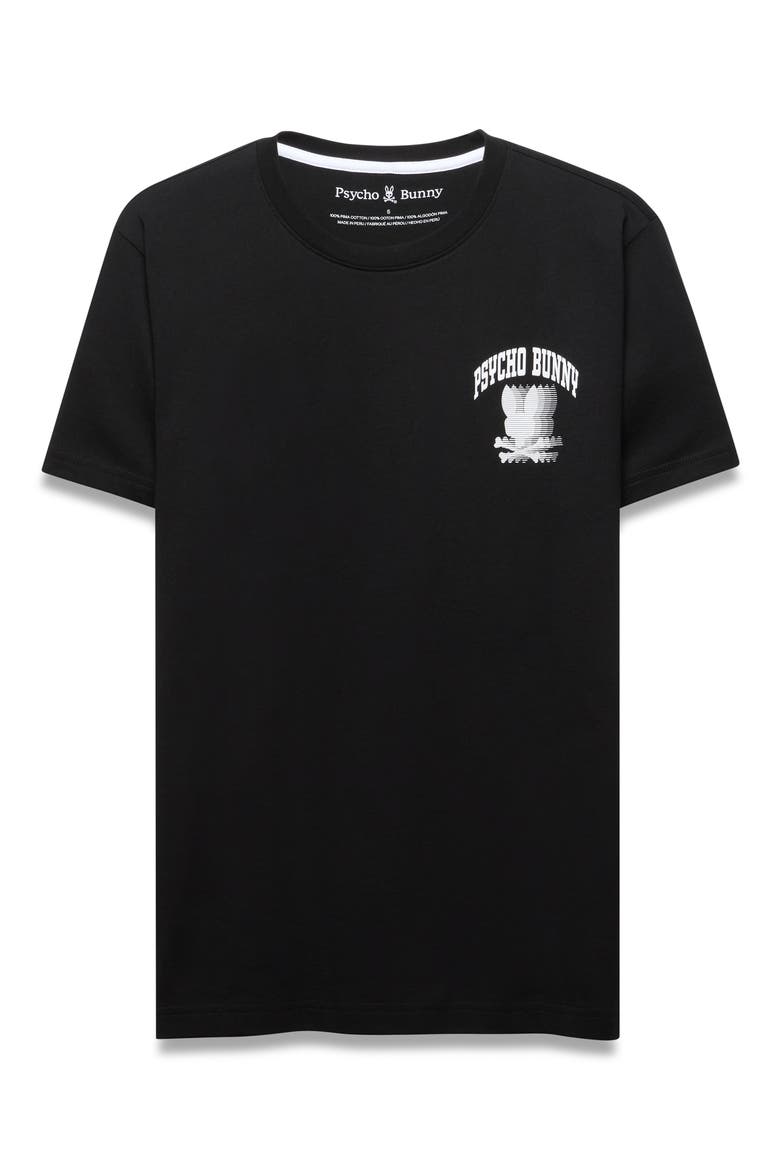 Nathaniel Back Graphic Pima Cotton Graphic T-Shirt, Alternate, color, BLACK