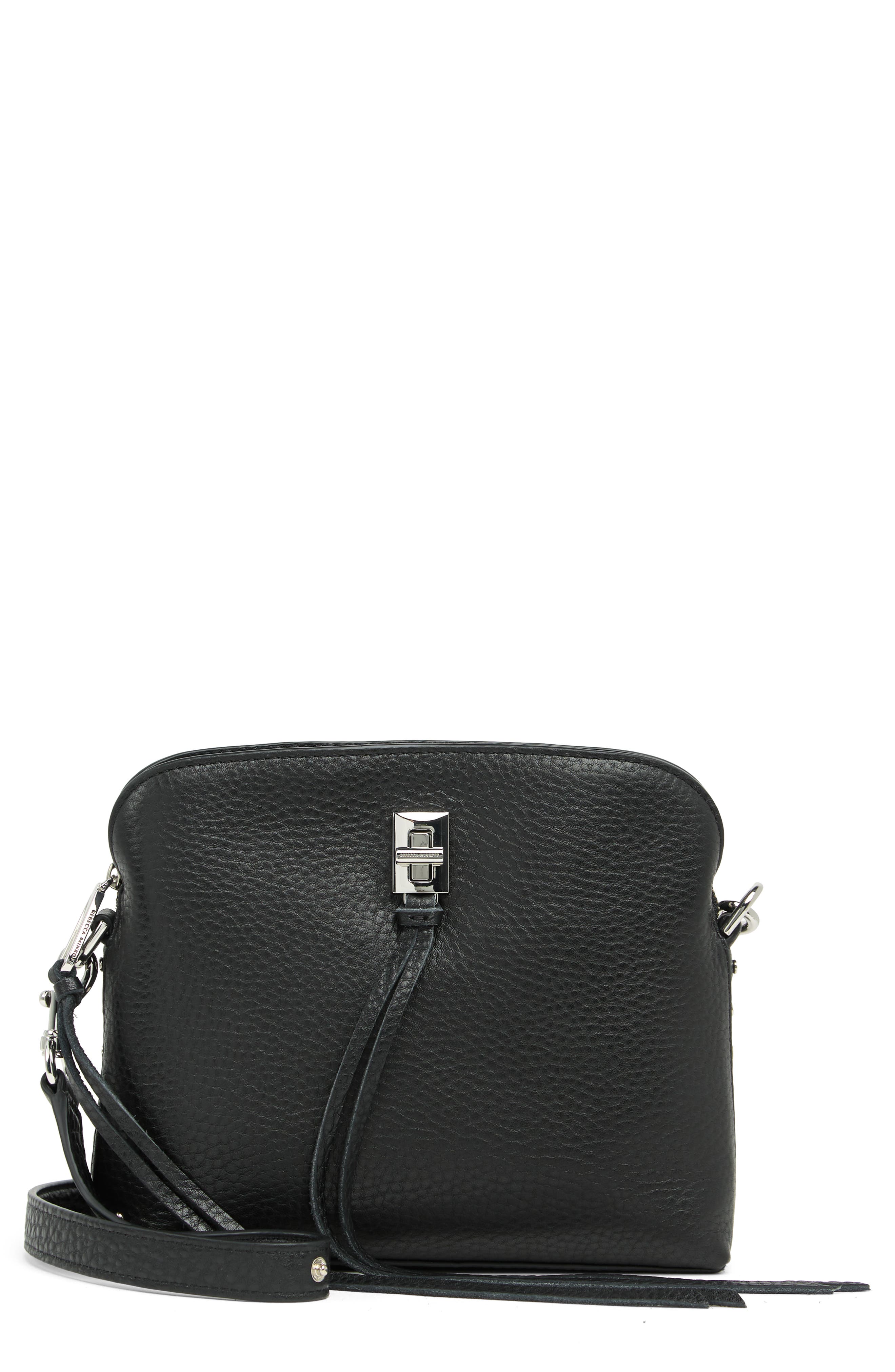 Rebecca Minkoff Darren Small Leather Crossbody Bag, Main, color, 