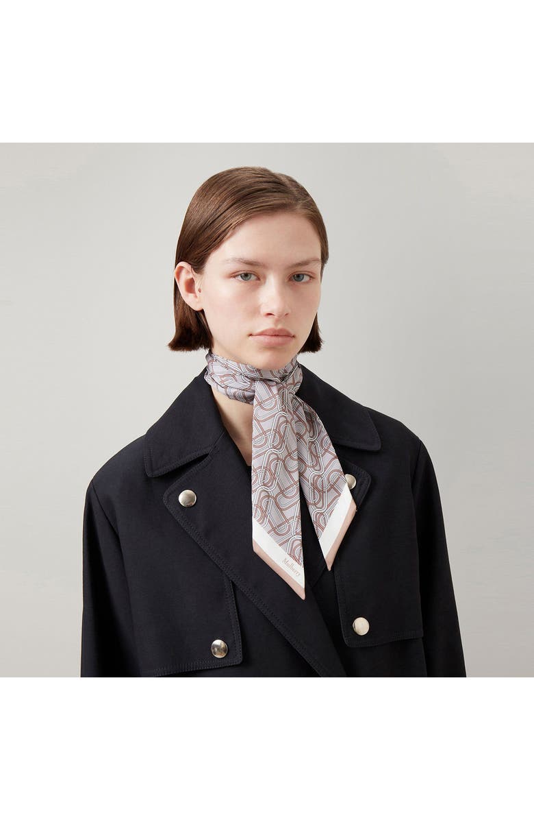 Mulberry Softie Chain Print Twilly Scarf, Alternate, color, 