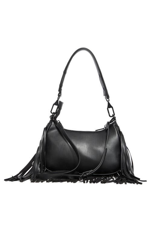 Steve Madden Bcecile Fringe Shoulder Bag In Black