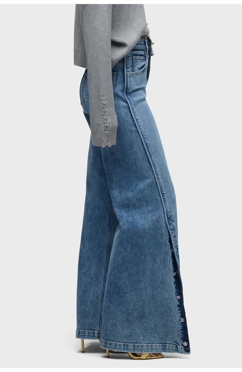 Hudson Jeans James High-Rise Wide Leg W/ Forward Seam, Alternate, color, 