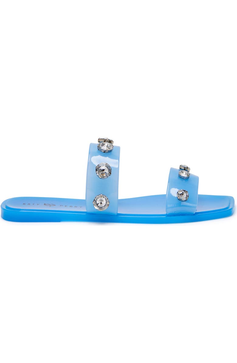 Katy Perry The Geli Embellished Slide Sandal, Alternate, color, Tranquil Blue