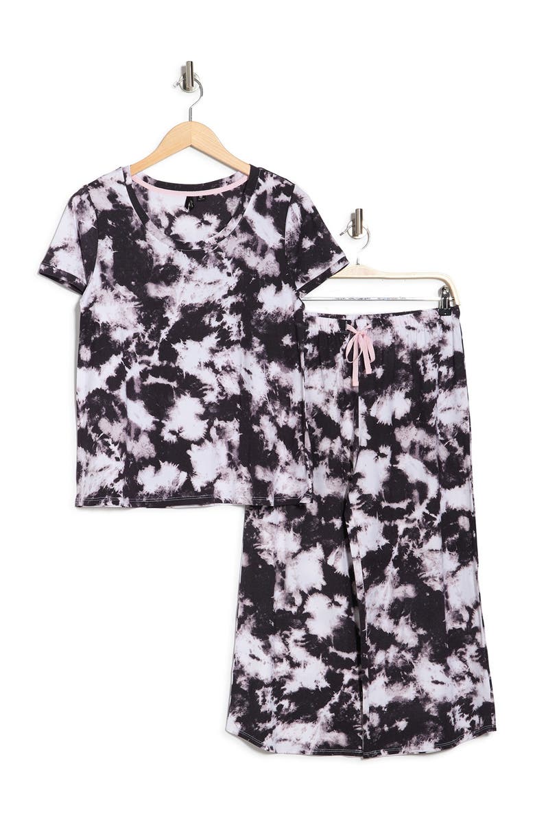 Kensie Top & Capri 2-Piece Pajama Set, Alternate, color, 