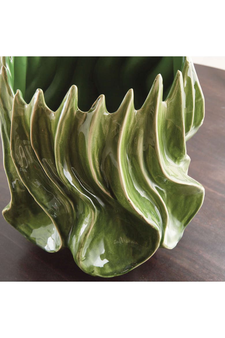 Callista Vase, Alternate, color, Green