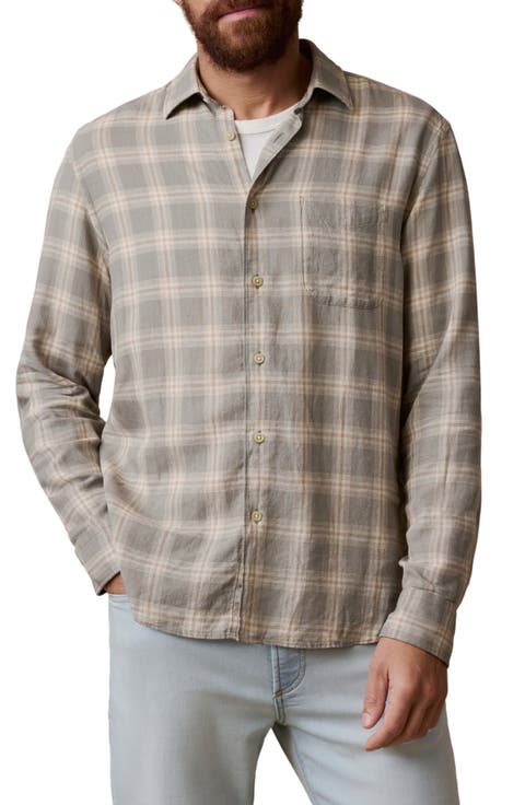 Palmetto Plaid Button-Up Shirt