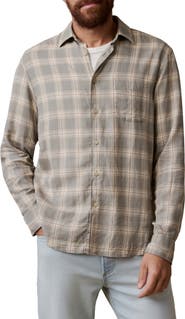 Faherty Palmetto Plaid Button-Up Shirt