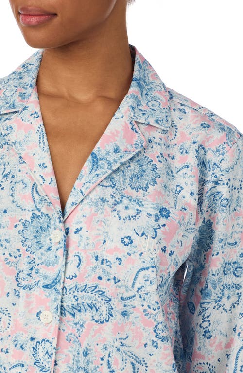 Ralph Lauren Lauren Print Cotton Blend Pajamas In Multi