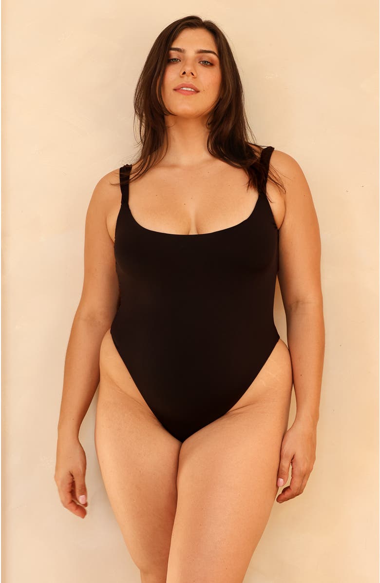 Dippin Daisys Lydia One Piece, Alternate, color, Black