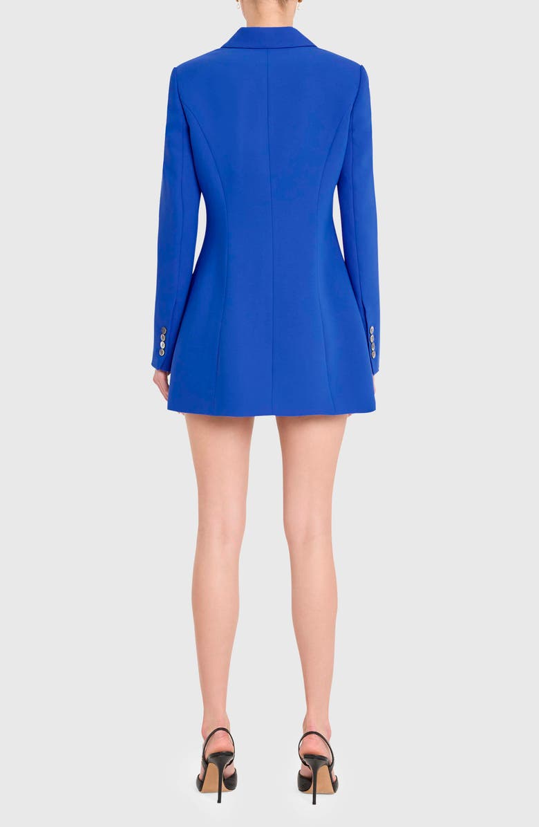 Amanda Uprichard Peralta Blazer Romper, Alternate, color, Bblue