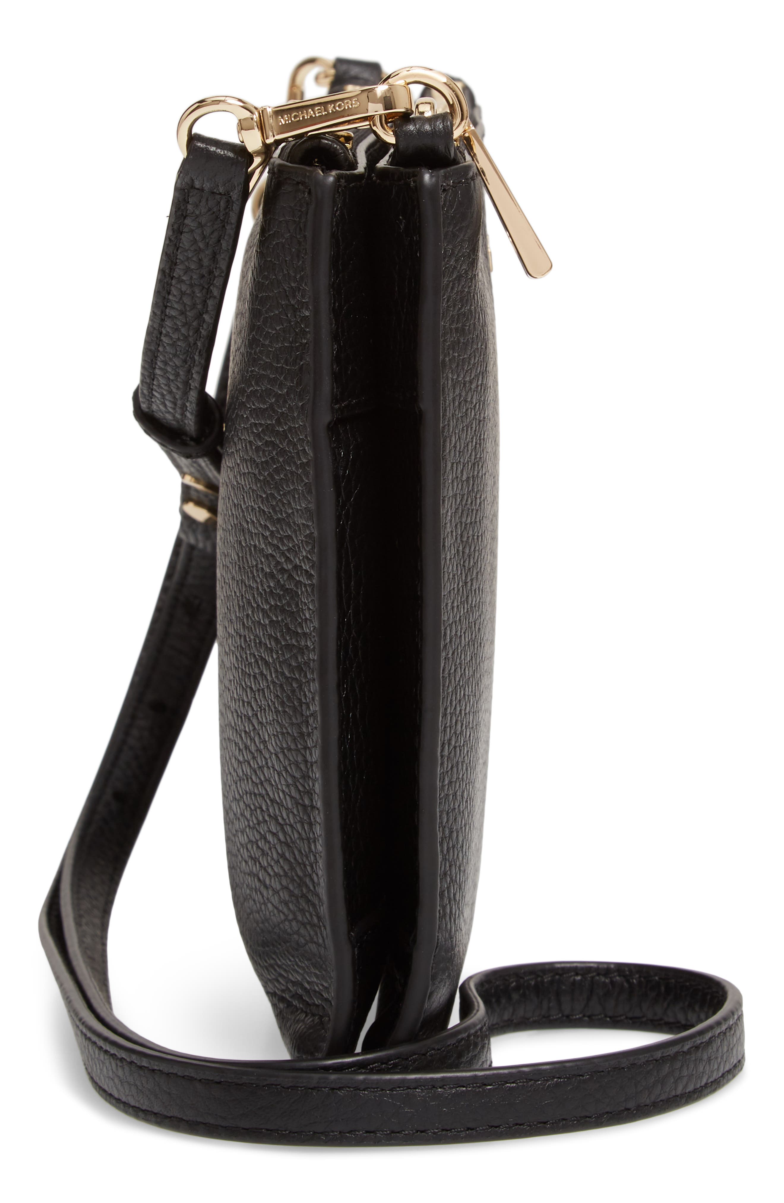 MICHAEL Michael Kors Leather Double Pouch Crossbody Bag, Alternate, color, 