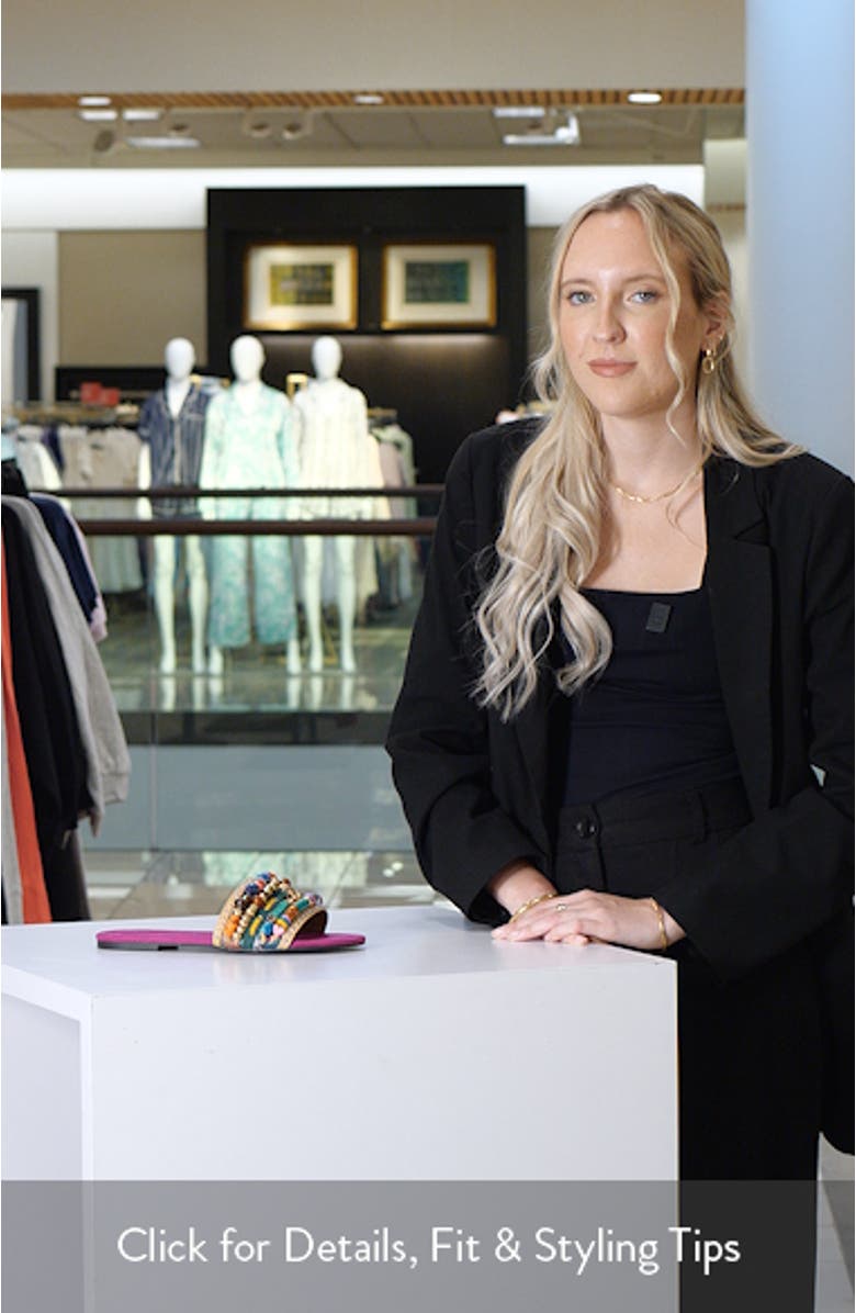 Southbank Beaded Slide Sandal, sales video thumbnail