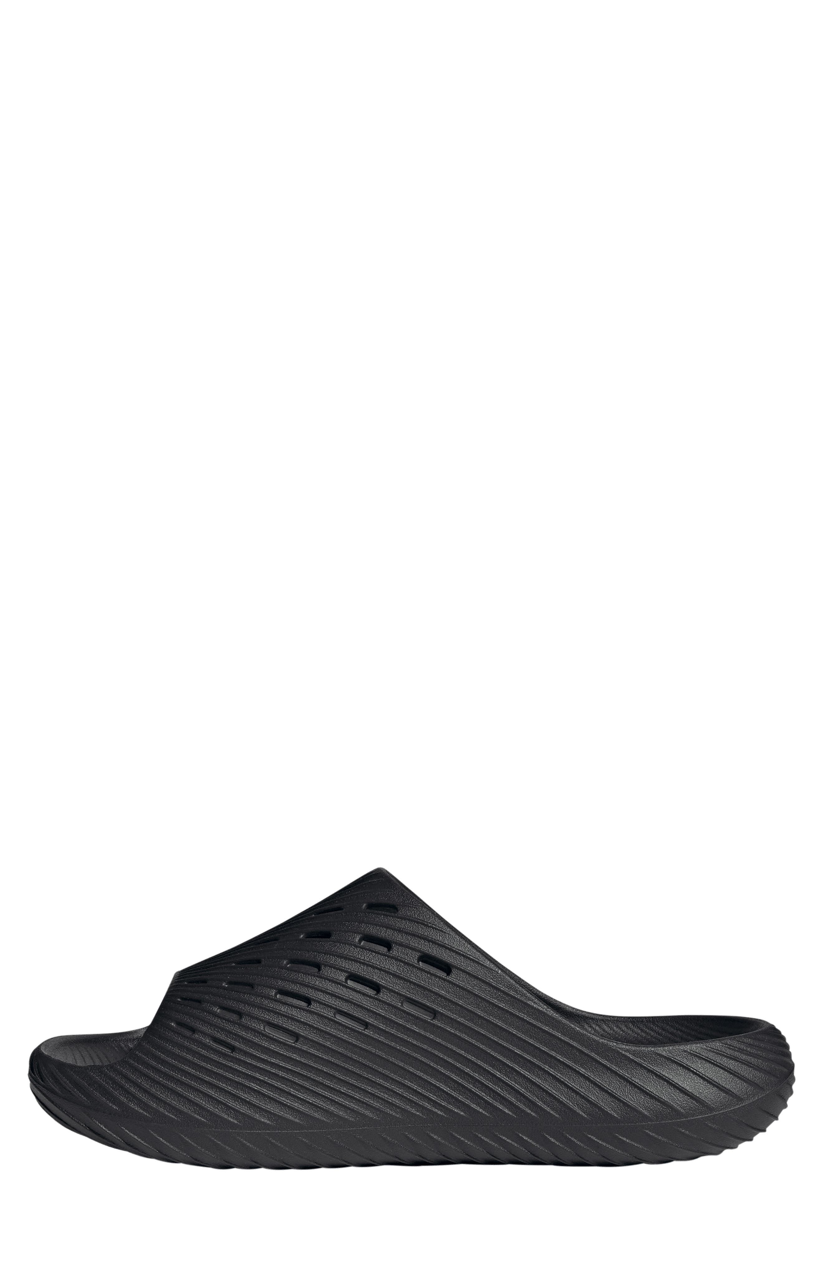 adidas Gender Inclusive Purechill Slide Sandal, Alternate, color, Black/ Carbon