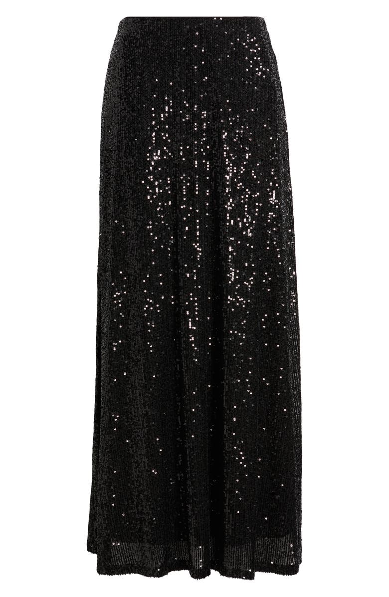 Anne Klein Pull-On Sequin Maxi Skirt, Alternate, color,