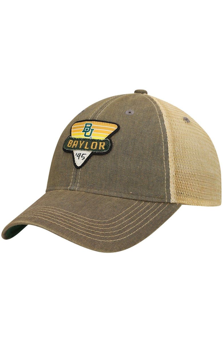 LEGACY ATHLETIC Men's Gray Baylor Bears Legacy Point Old Favorite Trucker Snapback Hat, Main, color, Gray