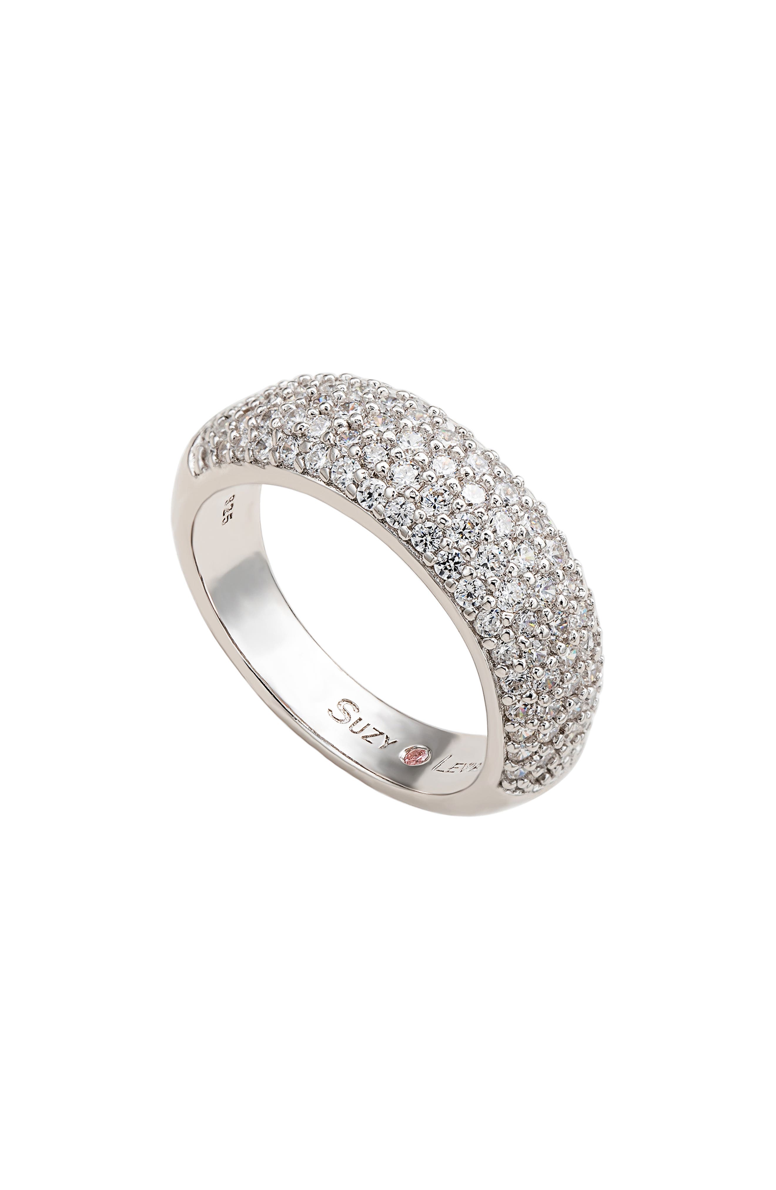 SUZY LEVIAN Cubic Zirconia Pavé Band Ring