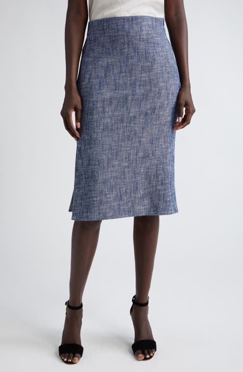 Nordstrom denim pencil skirt hotsell