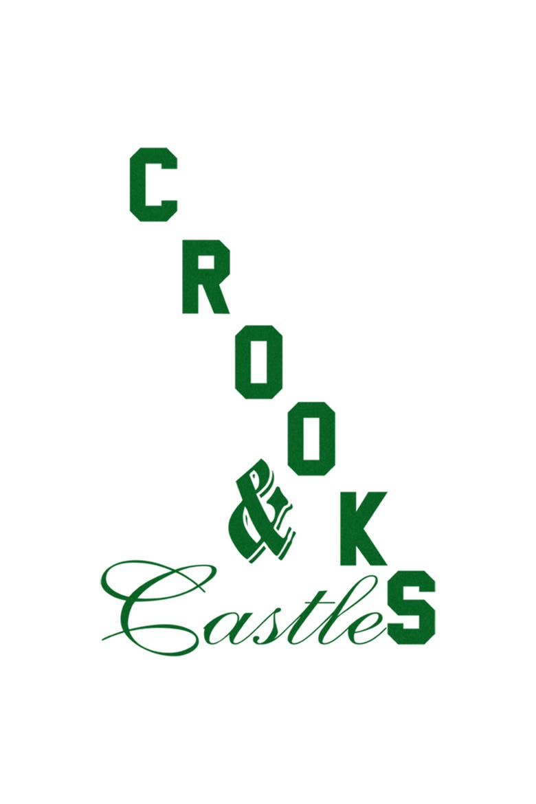 Men's Crooks & Castles Green Big Bold Logo  Graphic T-Shirt, Alternate, color, White