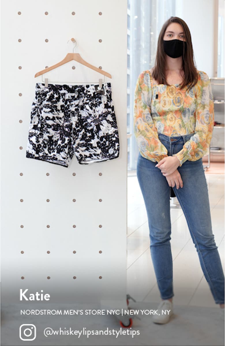 Earthly Delight Floral Swim Trunks, sales video thumbnail