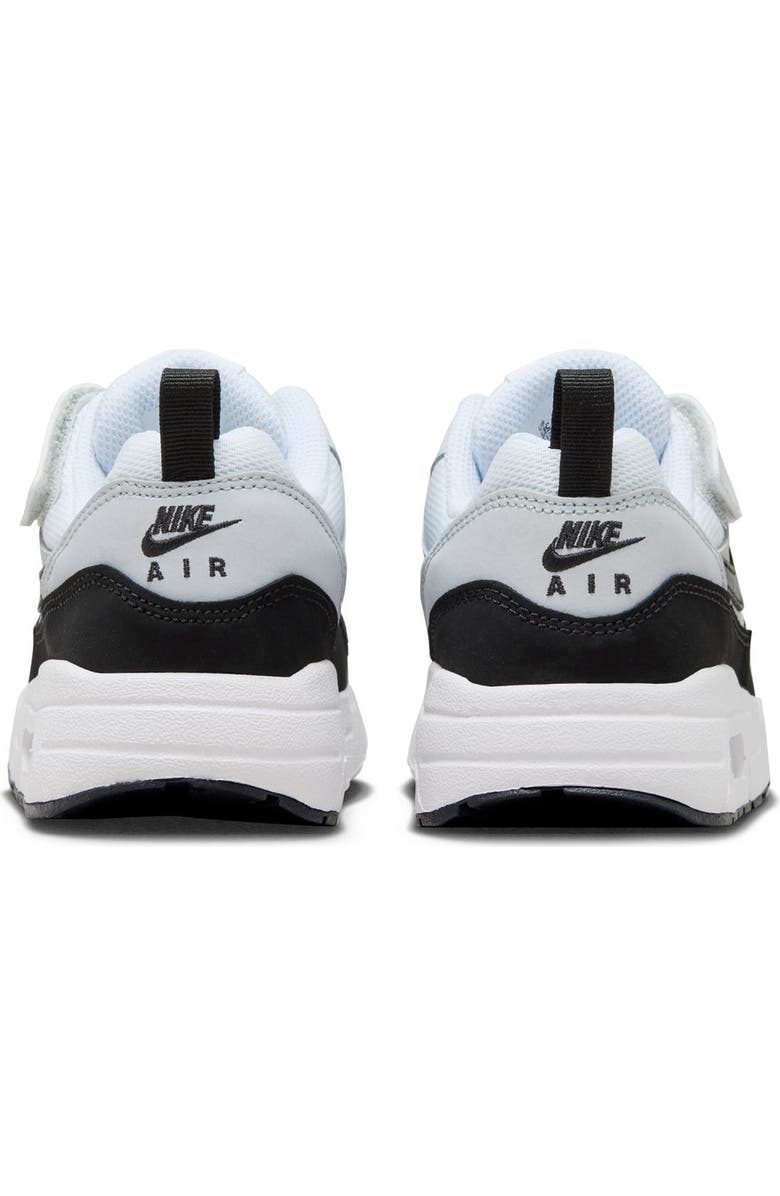 Nike Kids' Air Max 1 EasyOn Sneaker, Alternate, color, White/ Black/ Pure Platinum