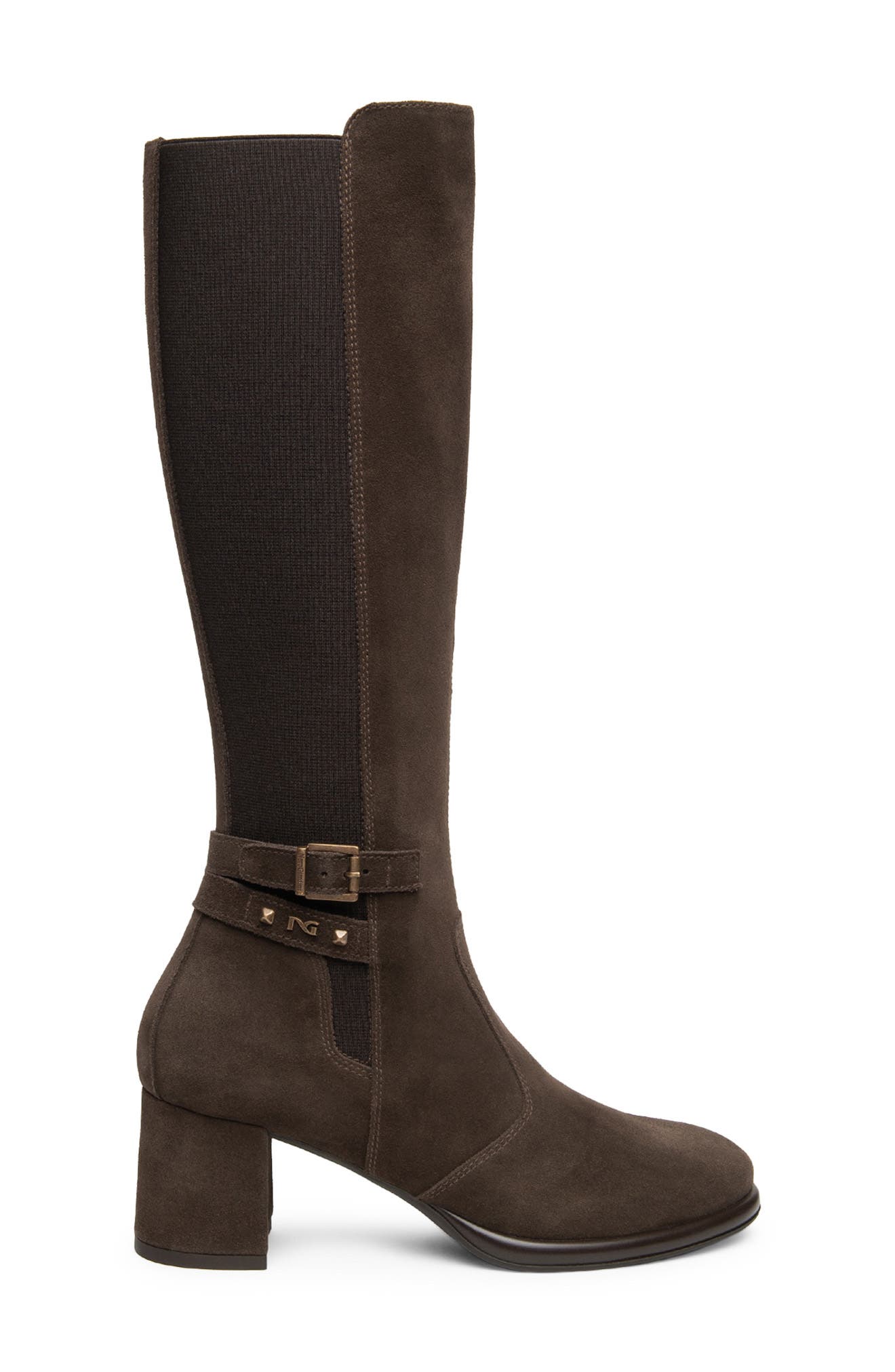 Stretch Knee High Boot, Alternate, color, CHOCOLATE
