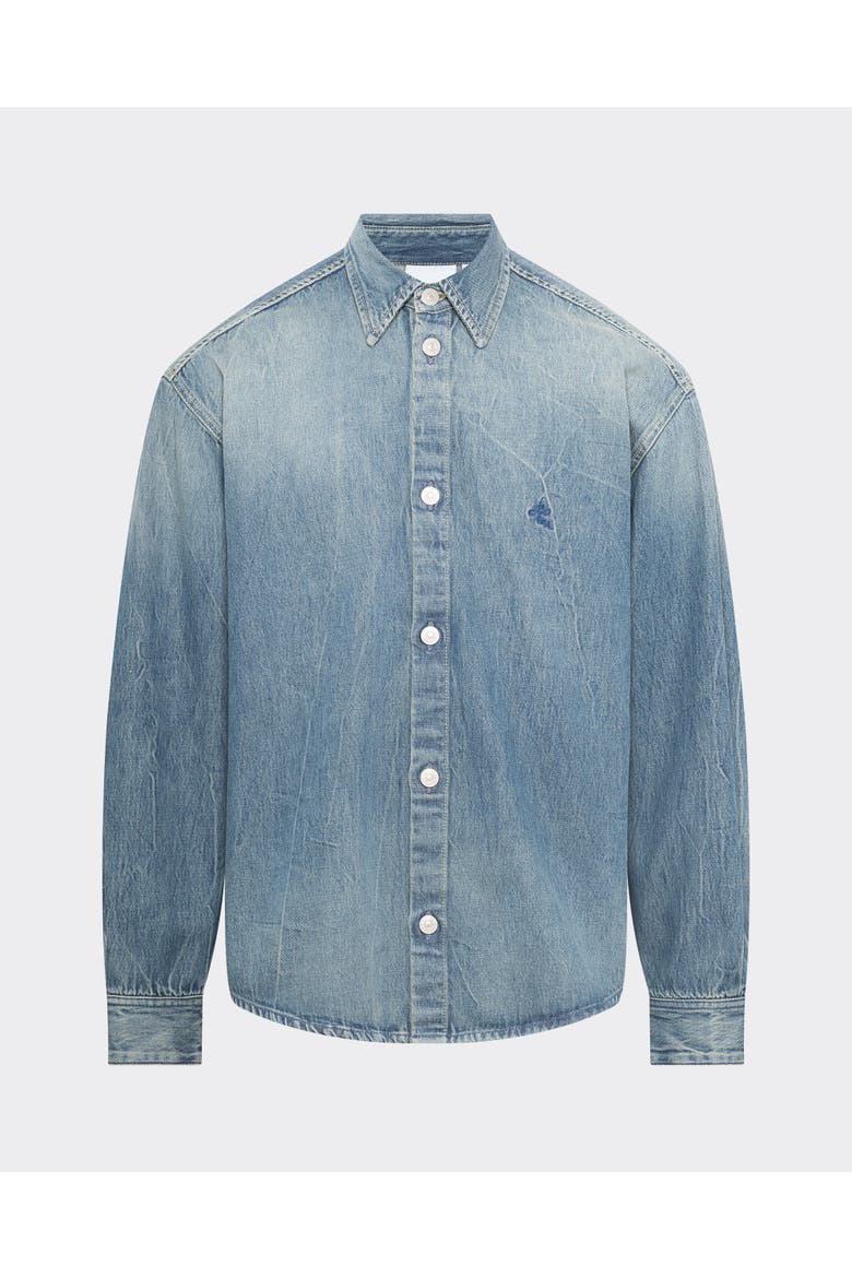 Relaxed Denim Shirt, Main, color, Bebop Marine
