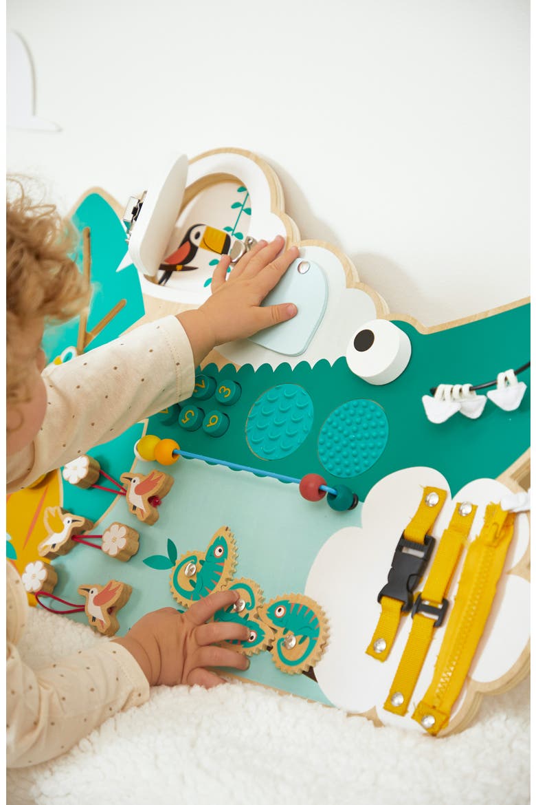 Tropik Crocodile Multi-Activity Toy, Alternate, color, GREEN