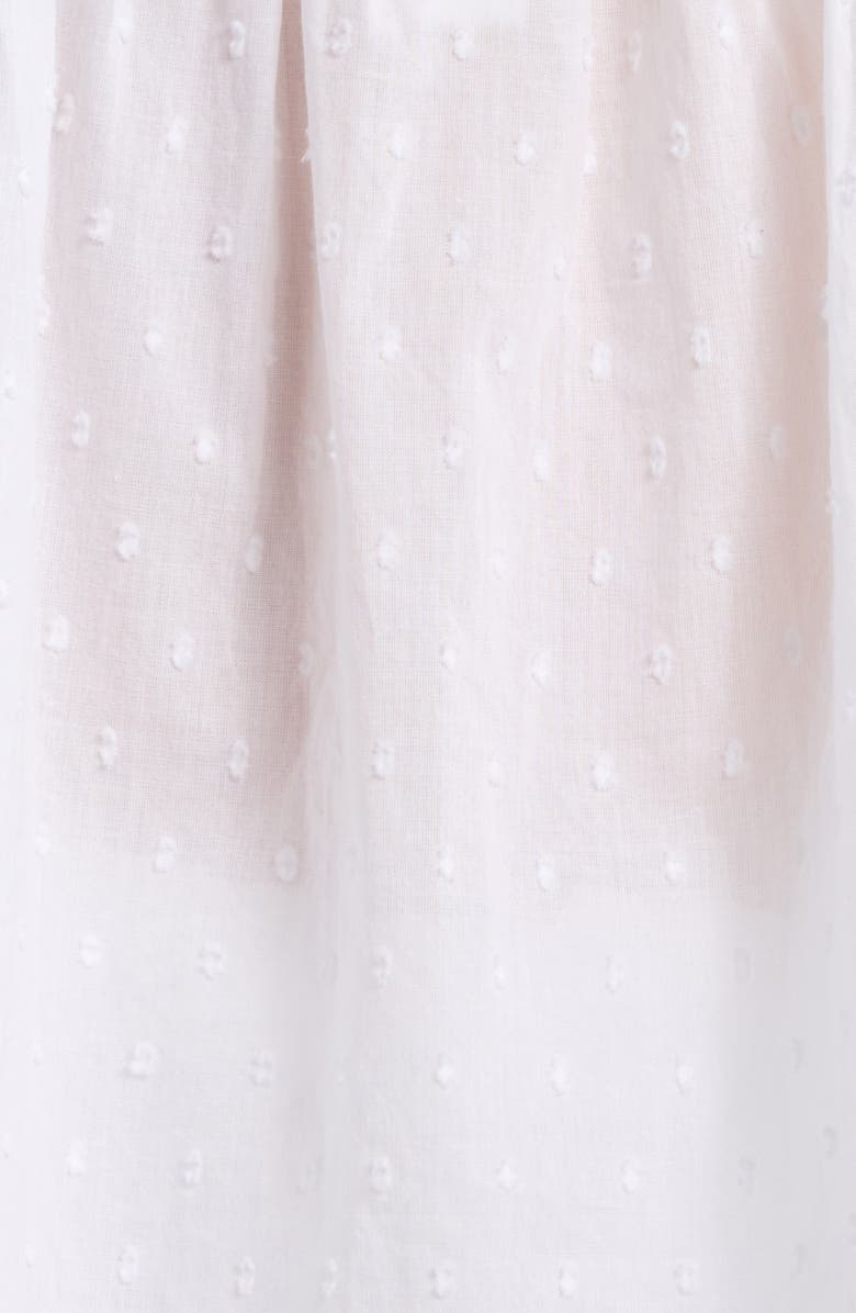 Papinelle Swiss Dot Crop Pajamas, Alternate, color, White