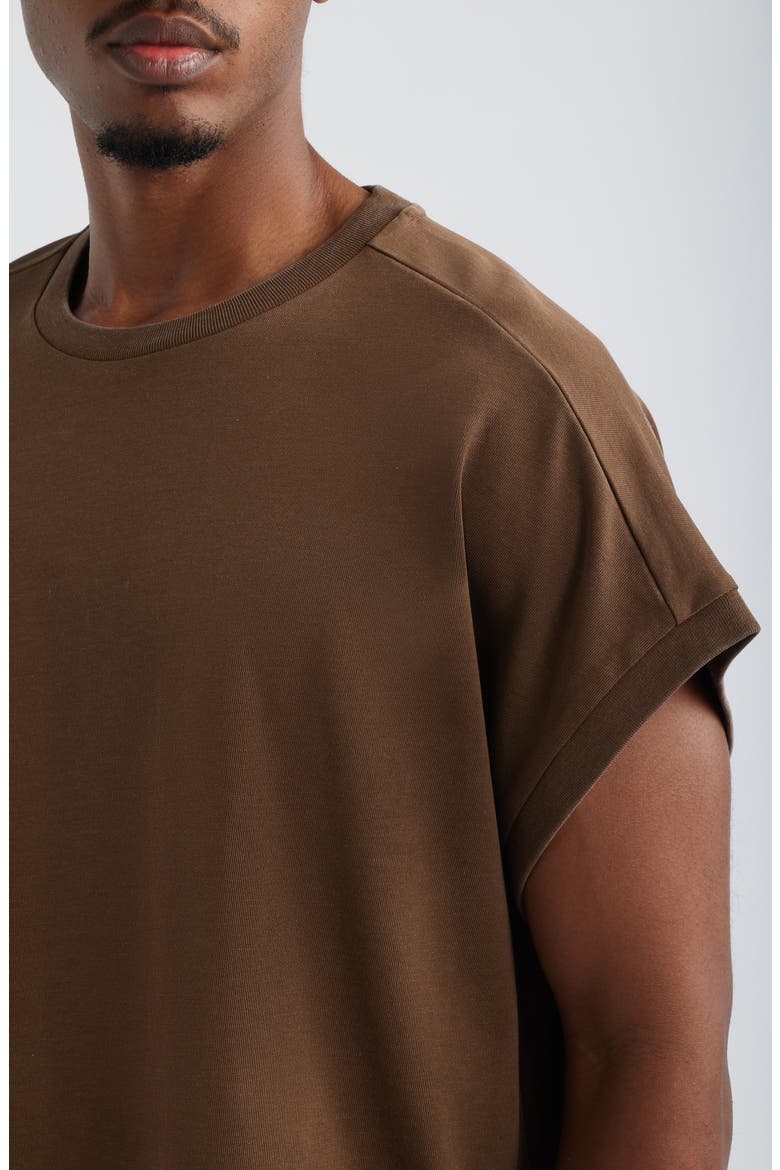 Muscle Tank, Alternate, color, DULL BROWN