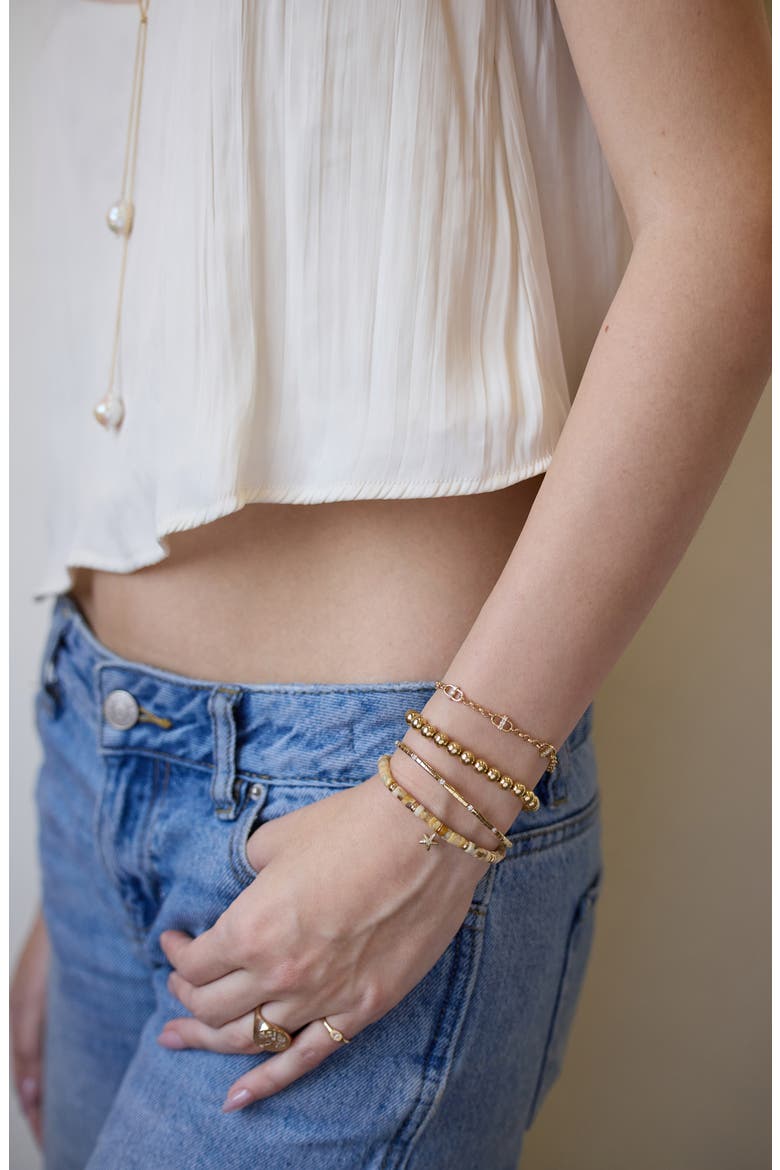Diamond Rolo Chain Bracelet, Alternate, color, 14K YELLOW GOLD