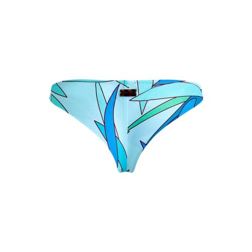 Shop Vilebrequin Madrague Tanga Bikini Bottom In Thalassa