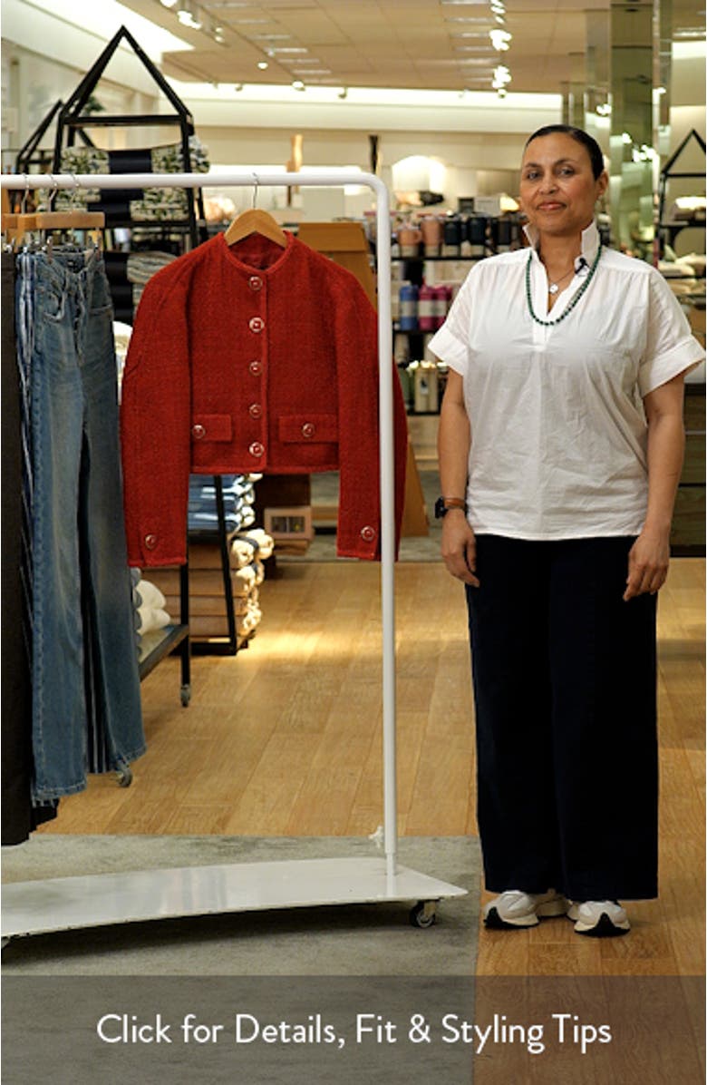 Jewel Button Tweed Jacket, sales video thumbnail