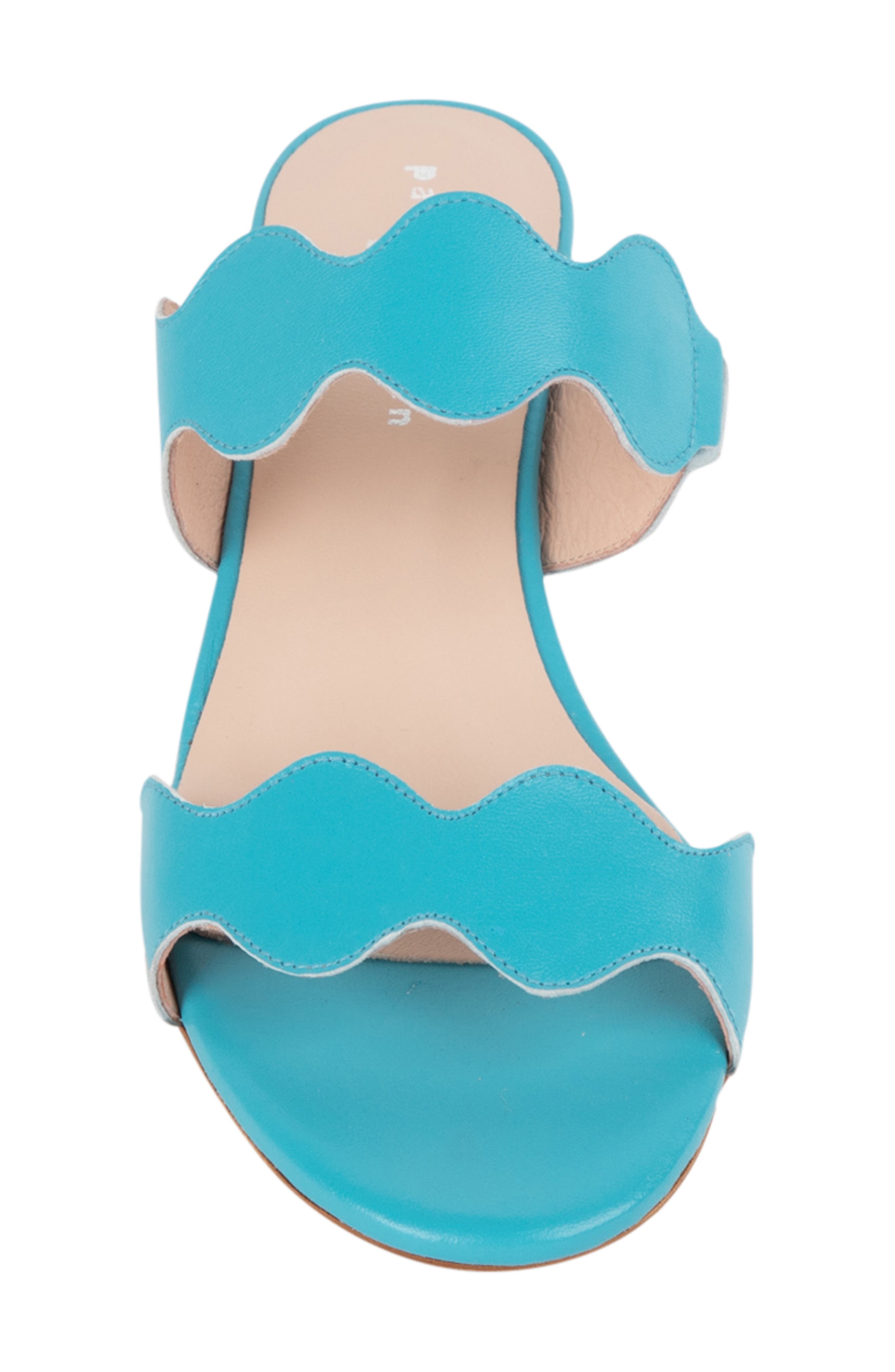 patricia green Palm Beach Slide Sandal, Alternate, color, Turquoise Leather