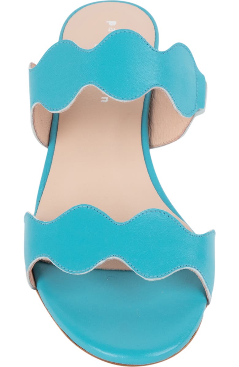 patricia green Palm Beach Slide Sandal, Alternate, color, Turquoise Leather