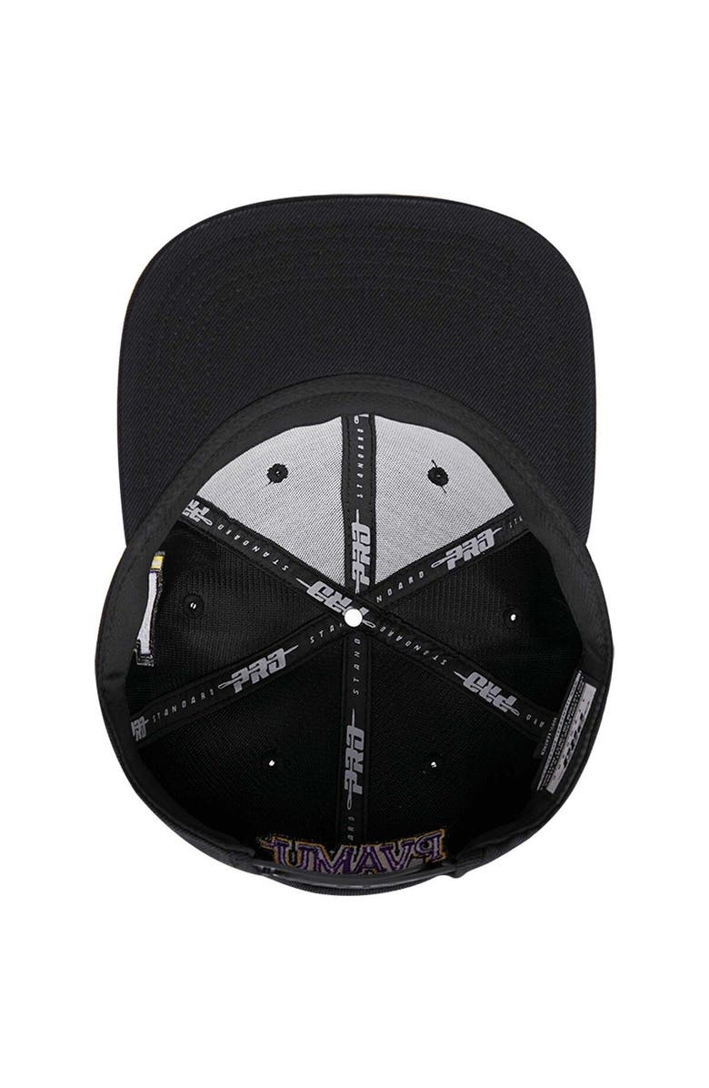 PRO STANDARD Men's Pro Standard Black Prairie View A&M Panthers Arch Over Logo Evergreen Snapback Hat, Alternate, color, Black