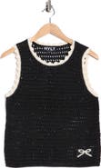 NVLT Contrast Trim Sweater Tank
