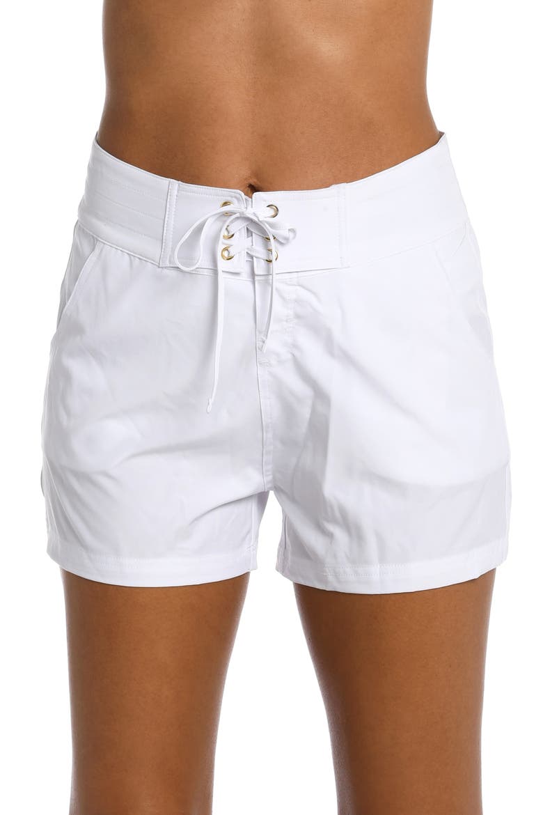 3-Inch Board Shorts, Main, color, WHITE
