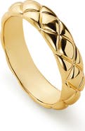 Ana Luisa Quilted Ring - Zeta