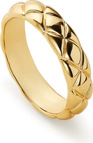 Ana Luisa Quilted Ring - Zeta