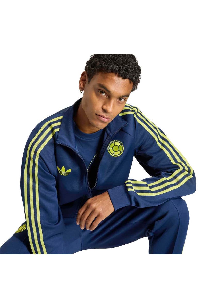 adidas Men's adidas Navy Colombia National Team Originals Full-Zip Track Jacket, Alternate, color, Navy