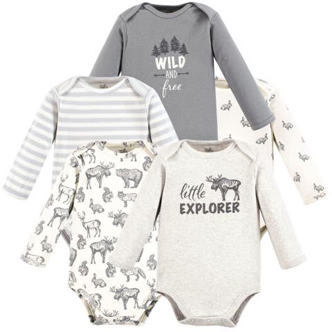 Organic Cotton Long-Sleeve Bodysuits