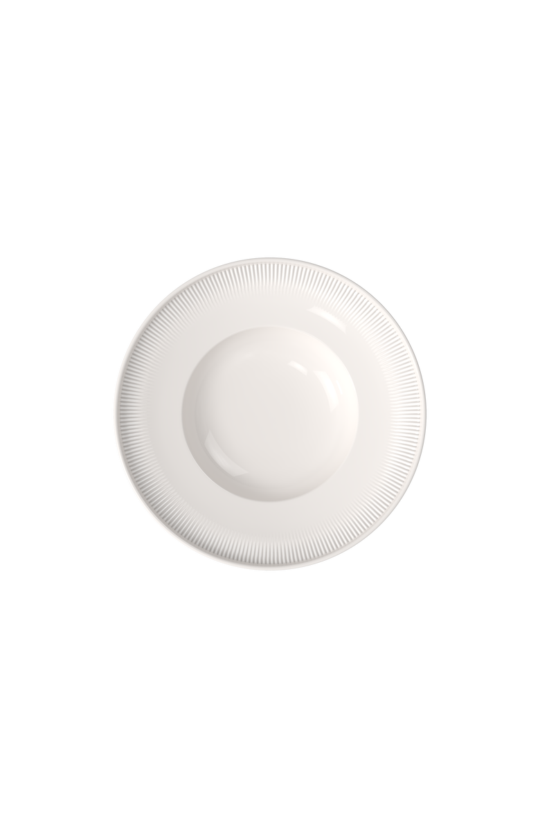 Villeroy & Boch Afina Rim Soup, Main, color, White