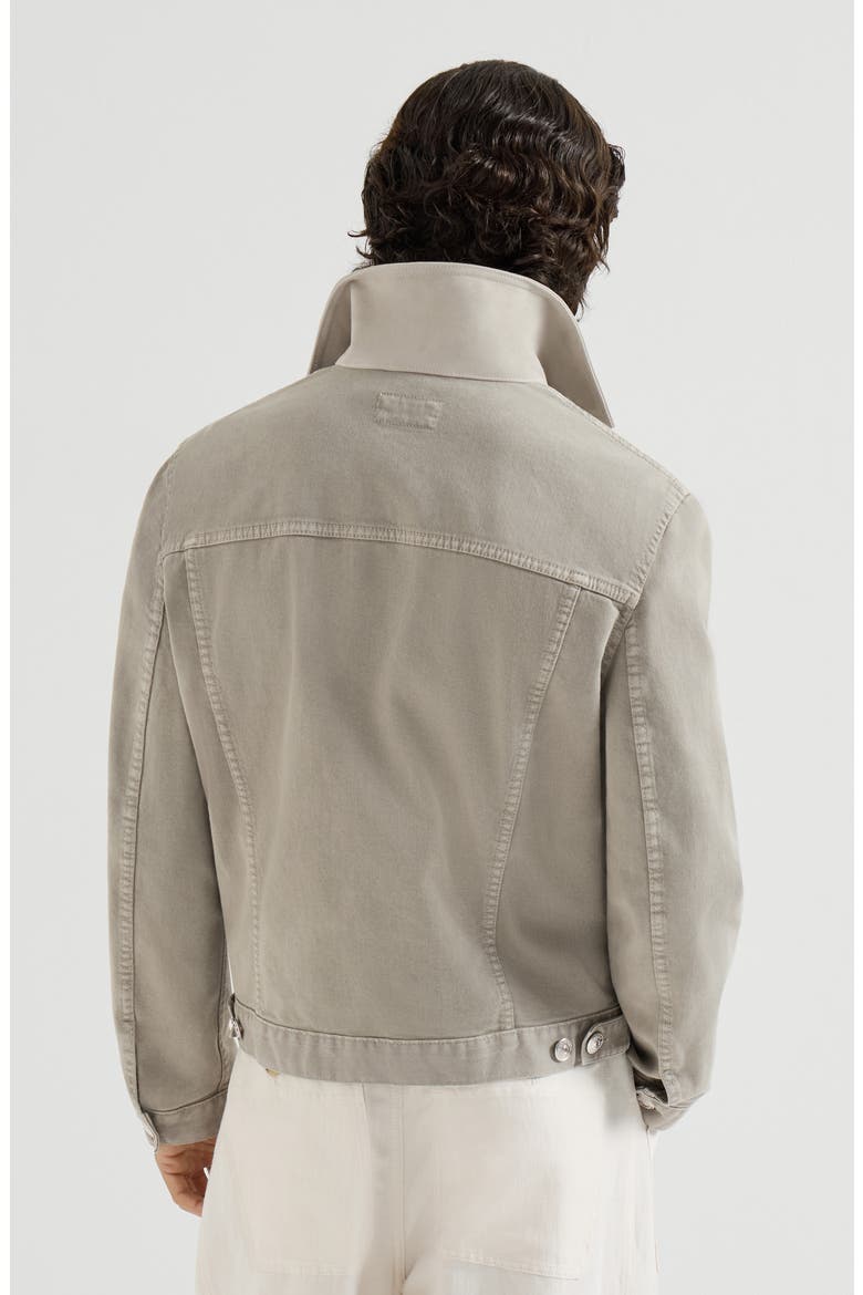 Garment-dyed outerwear jacket, Alternate, color, Khaki