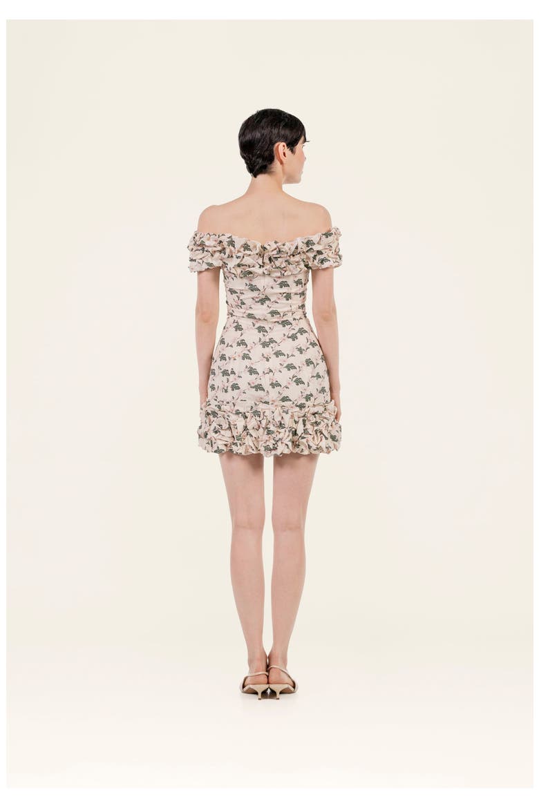 Jardin Anhelo Mini Dress, Alternate, color, Multicolor