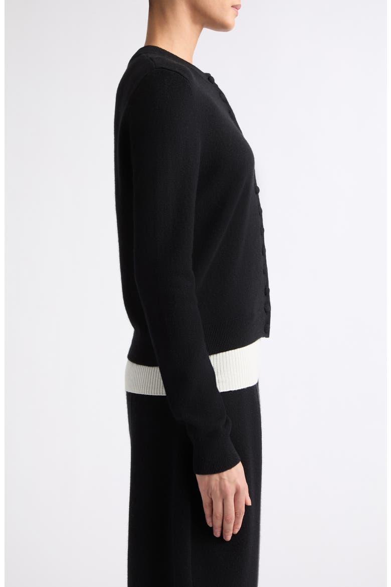 Wilona Cashmere Cardigan, Alternate, color, BLACK